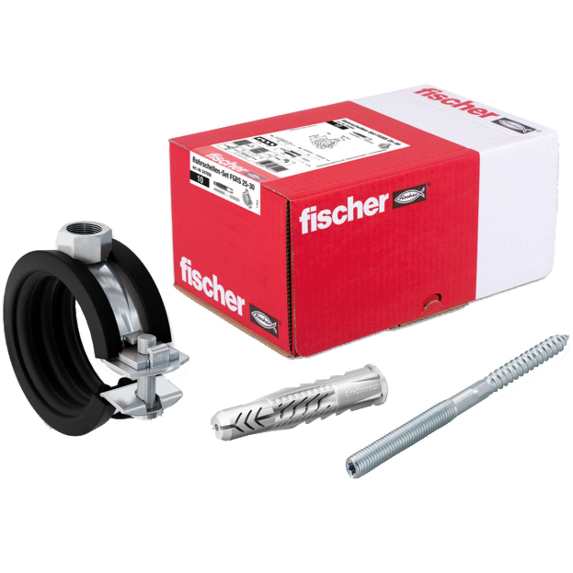 Fischer Rohrschelle fischer Rohrschellen-Set FGRS 25-30, mit Dübel