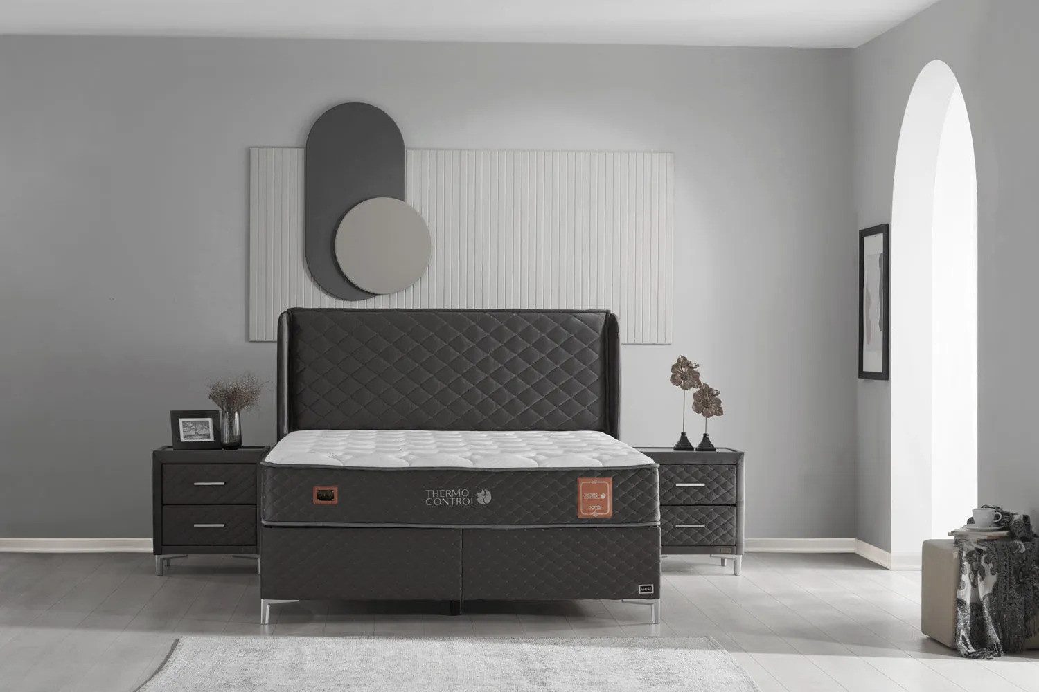 Bermo Home Boxspringbett Bambi Thermo Control Set
