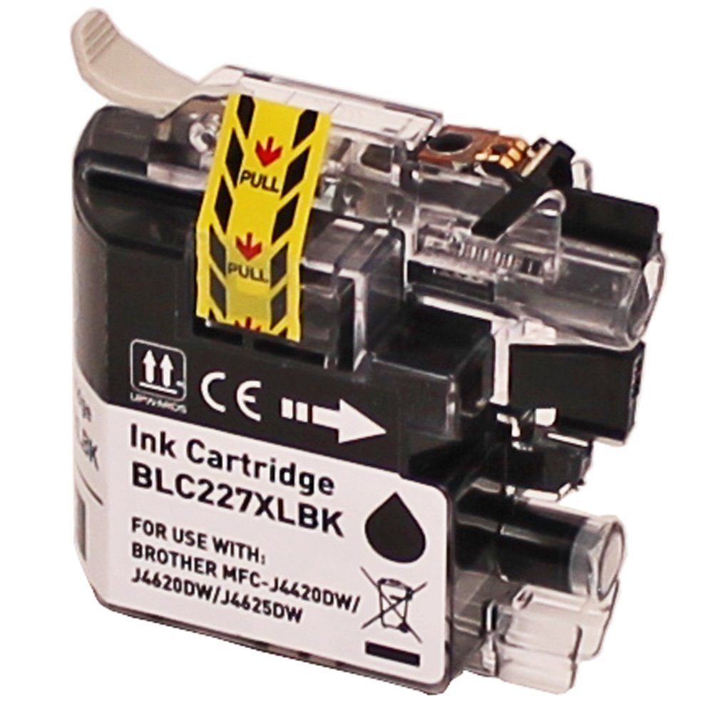 Druckerpatrone (Kompatible BK Schwarz) für LC-227XL Tintenpatrone ABC Brother