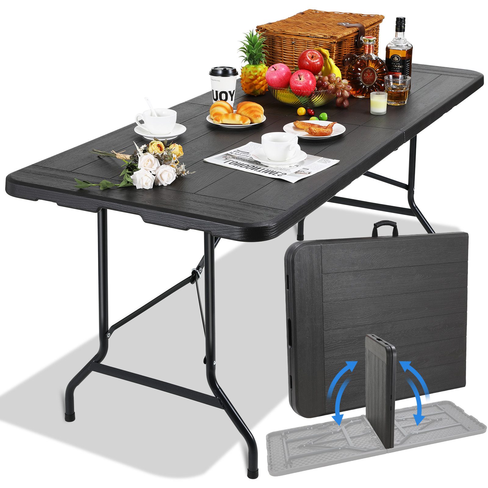 TLGREEN Campingtisch Partytisch, Gartentisch, Buffettisch, Buffettisch günstig online kaufen