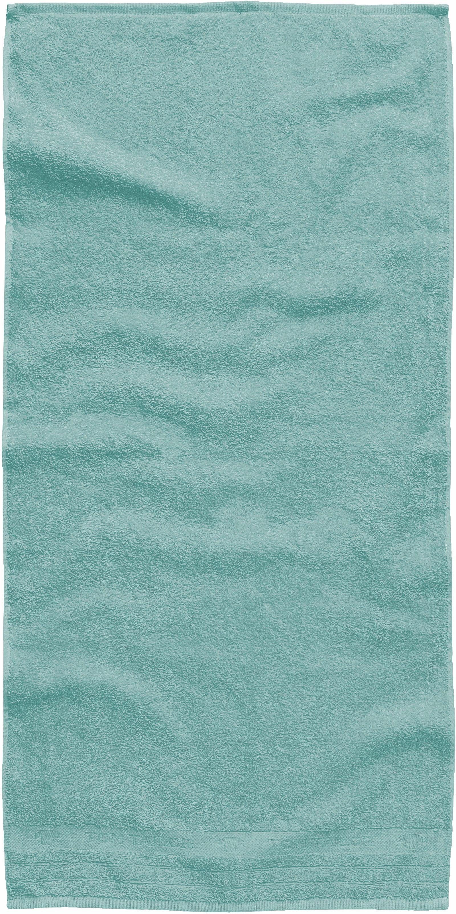 TOM TAILOR HOME Badetuch Color Bath, Walkfrottee (1-St), mit Logo in Bordüre
