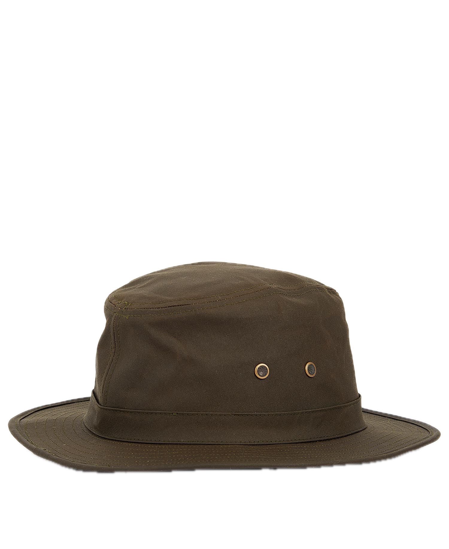 Barbour Outdoorhut BARBOUR Dawson Wax Safari Hat Olive (1-St)