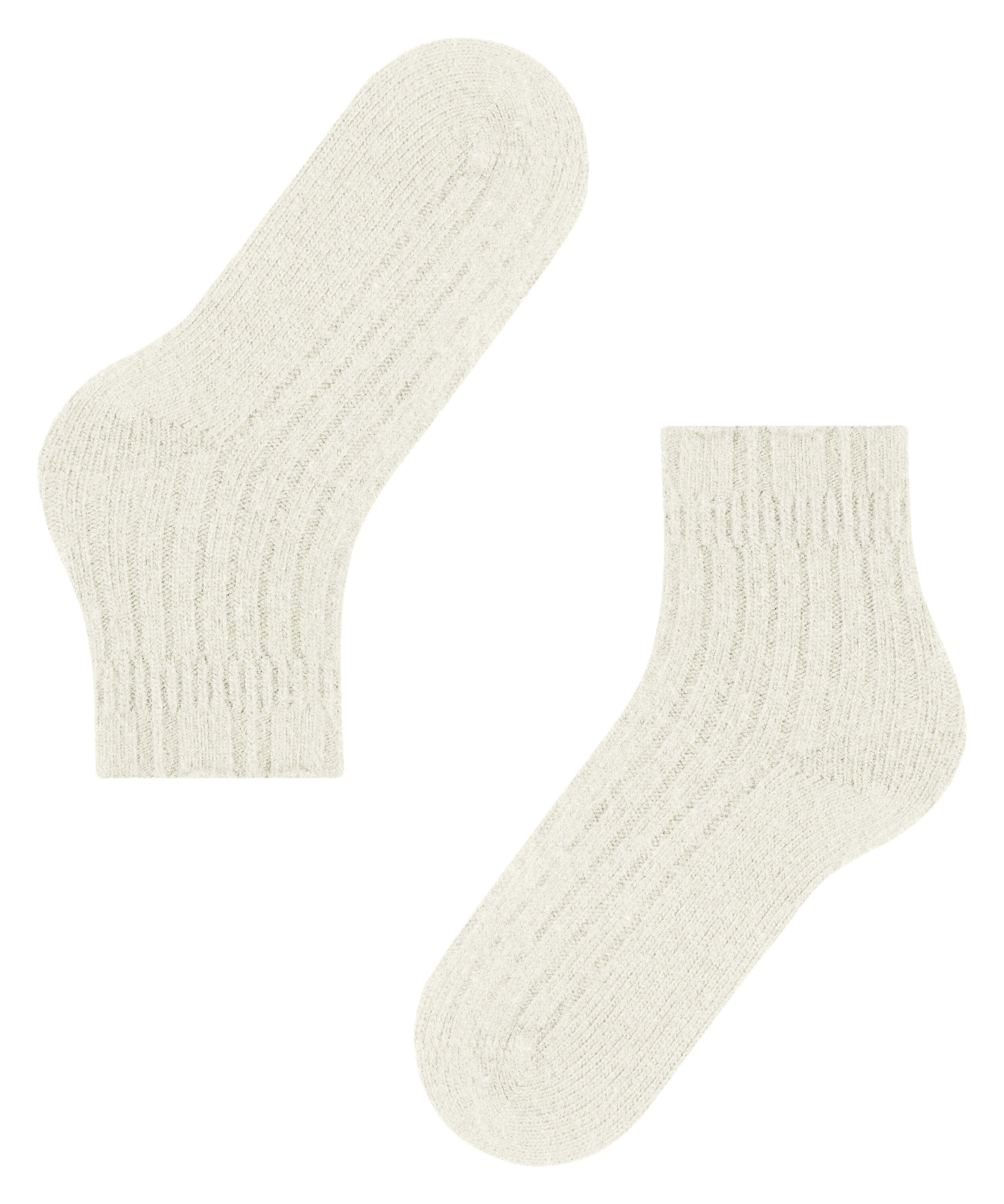 FALKE Socken Bedsock Rib (1-Paar) (2049) off-white
