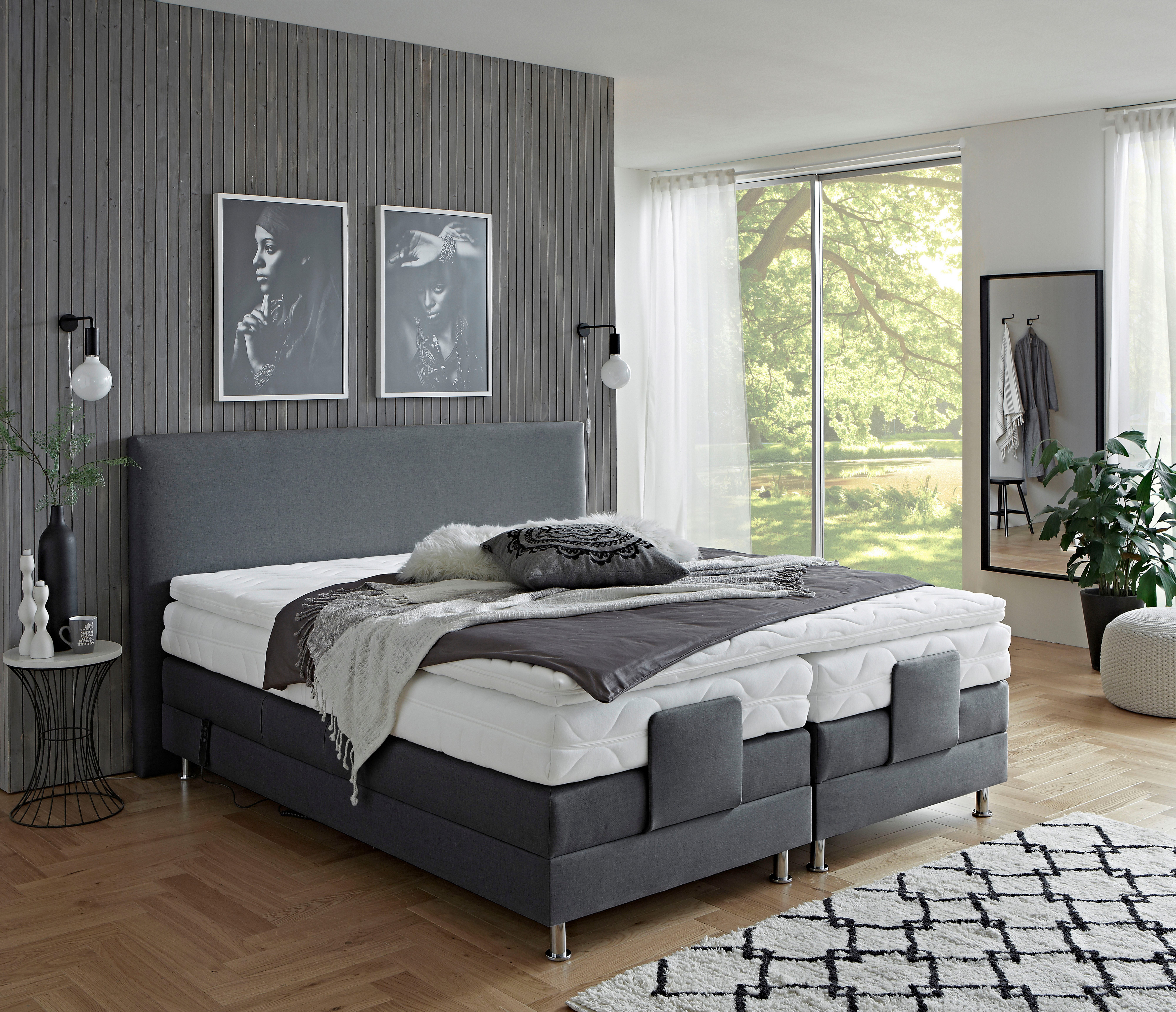Westfalia Schlafkomfort Boxbett Lissabon wahlweise in den Breiten 160x200cm, 180x200cm & 200x200cm