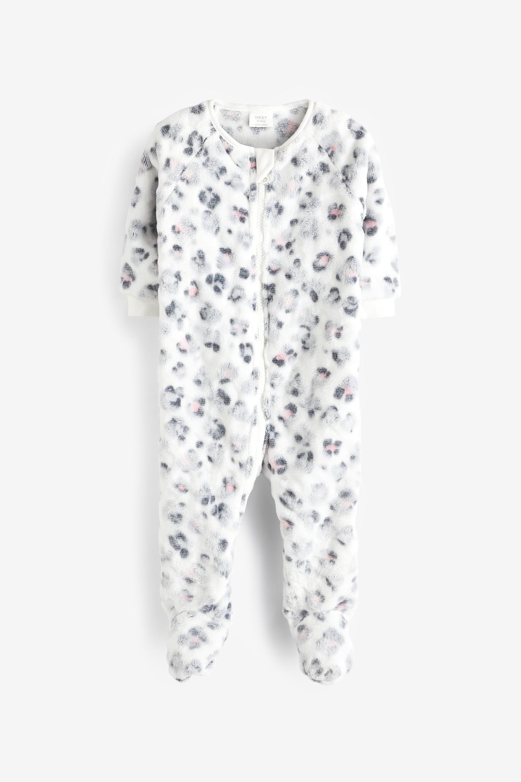 Next Schlafoverall Babyschlafanzug aus Fleece (1-tlg) Grey