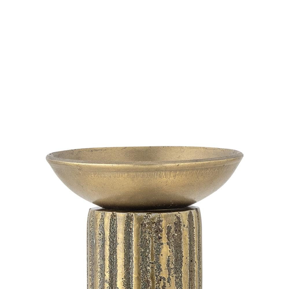 Bloomingville Kerzenhalter Fargo Kerzenmanschette aus Metall in Gold, Kerzenring für Tischdeko, Kerzenteller, Tropfschutz, Wachsschutz, Stabkerzen Zubehör, Deko