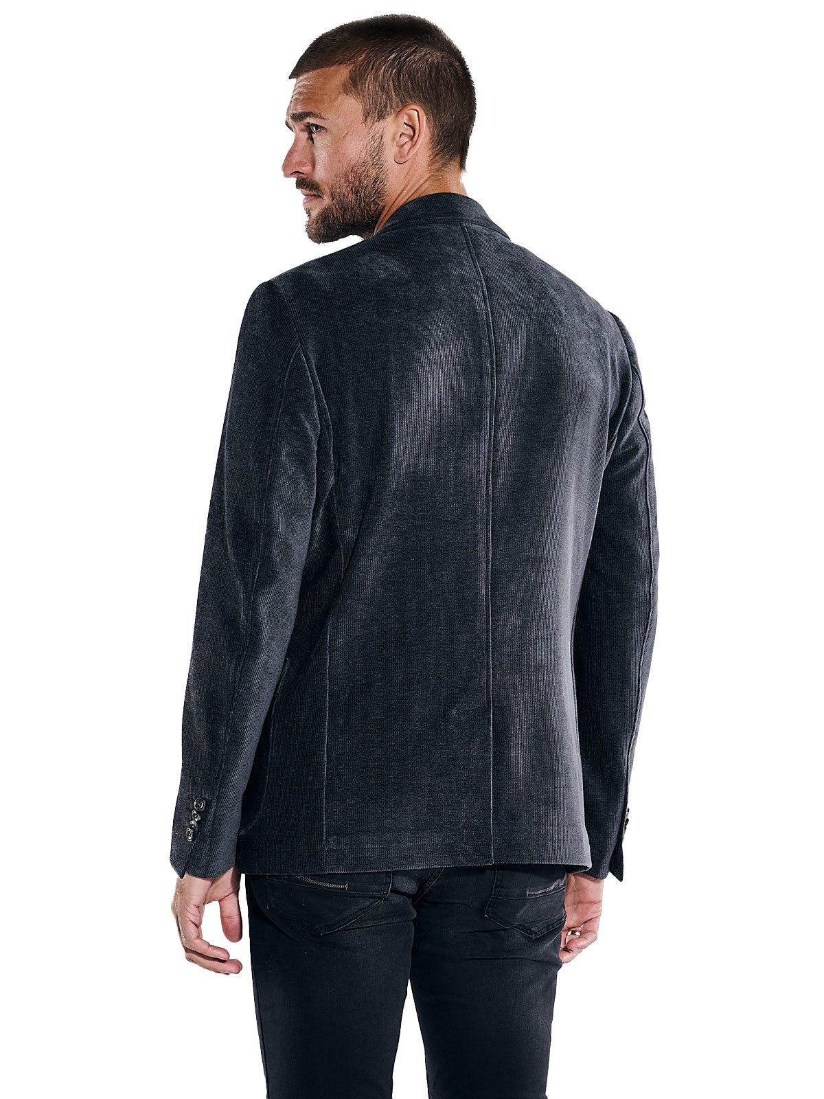 emilio adani Sakko emilio adani Herren Freizeit-Sakko slim fit, Dunkelgrau günstig online kaufen