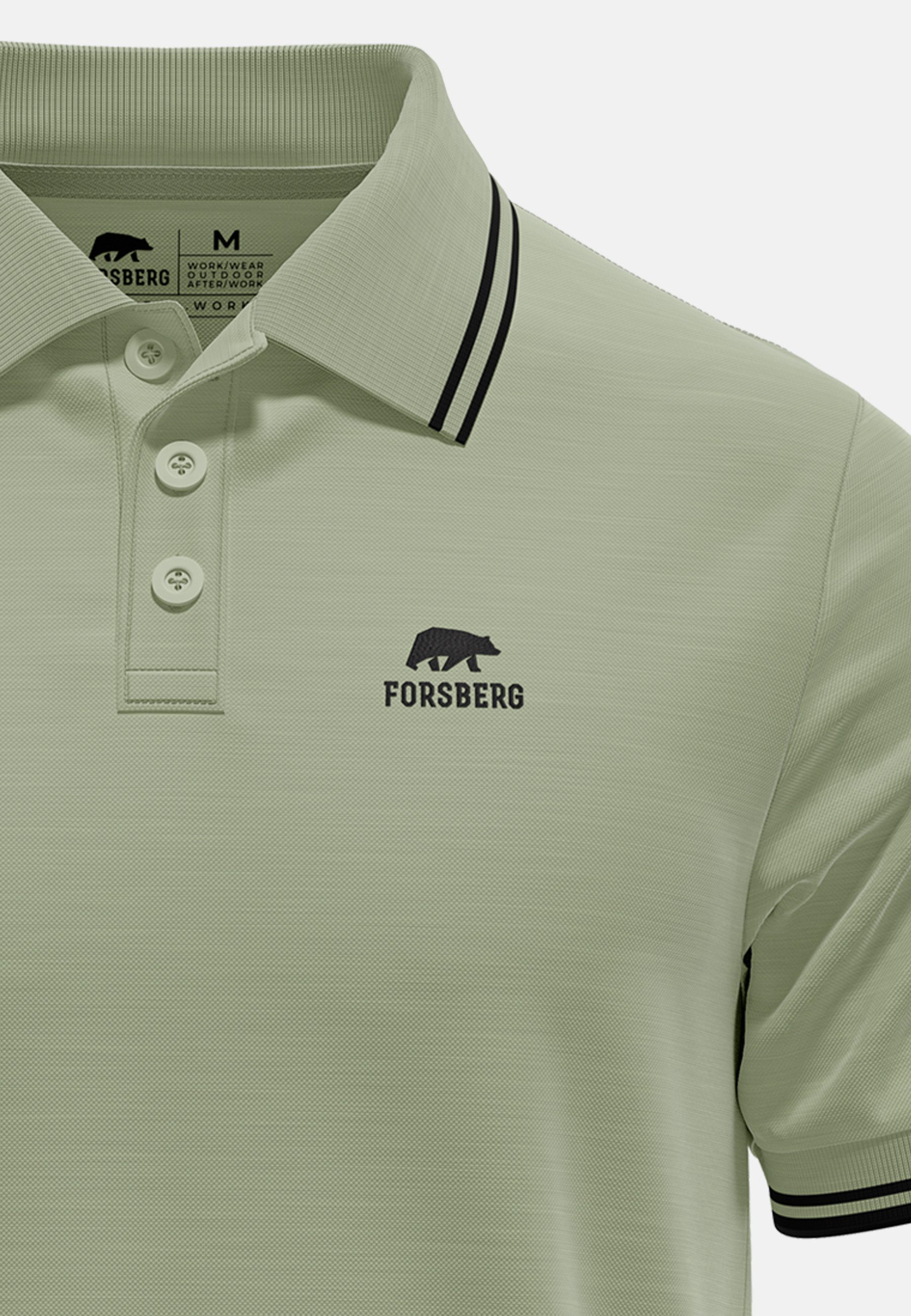 FORSBERG T-Shirt formstabiles Poloshirt