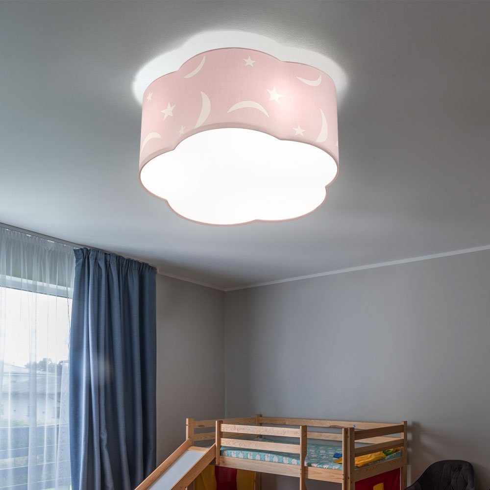 nicht Kinderzimmer rosa inklusive, Deckenlampe Wolke Kinderleuchte etc-shop Leuchtmittel Dekolicht, Deckenleuchte