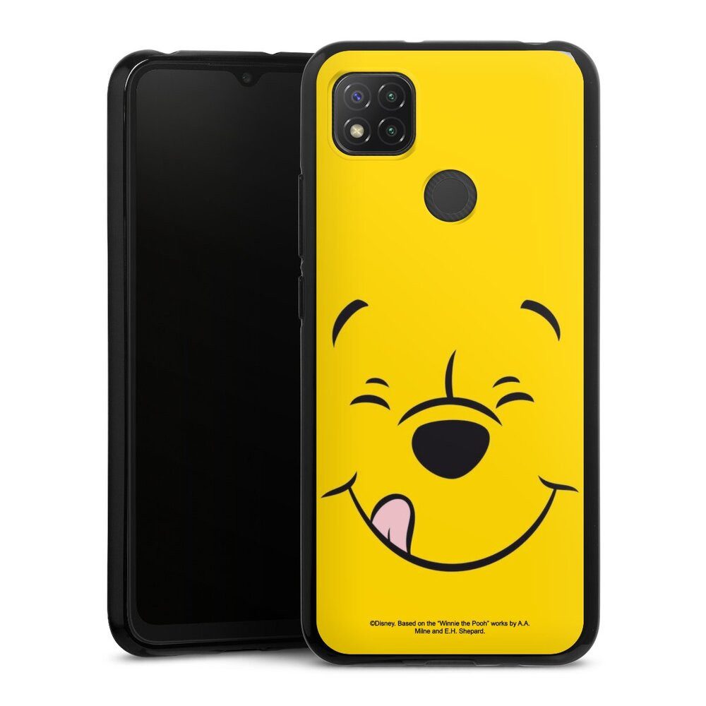DeinDesign Handyhülle Winnie Puuh Offizielles Lizenzprodukt Disney Puuh Closeup, Xiaomi Redmi 9C Silikon Hülle Bumper Case Handy Schutzhülle