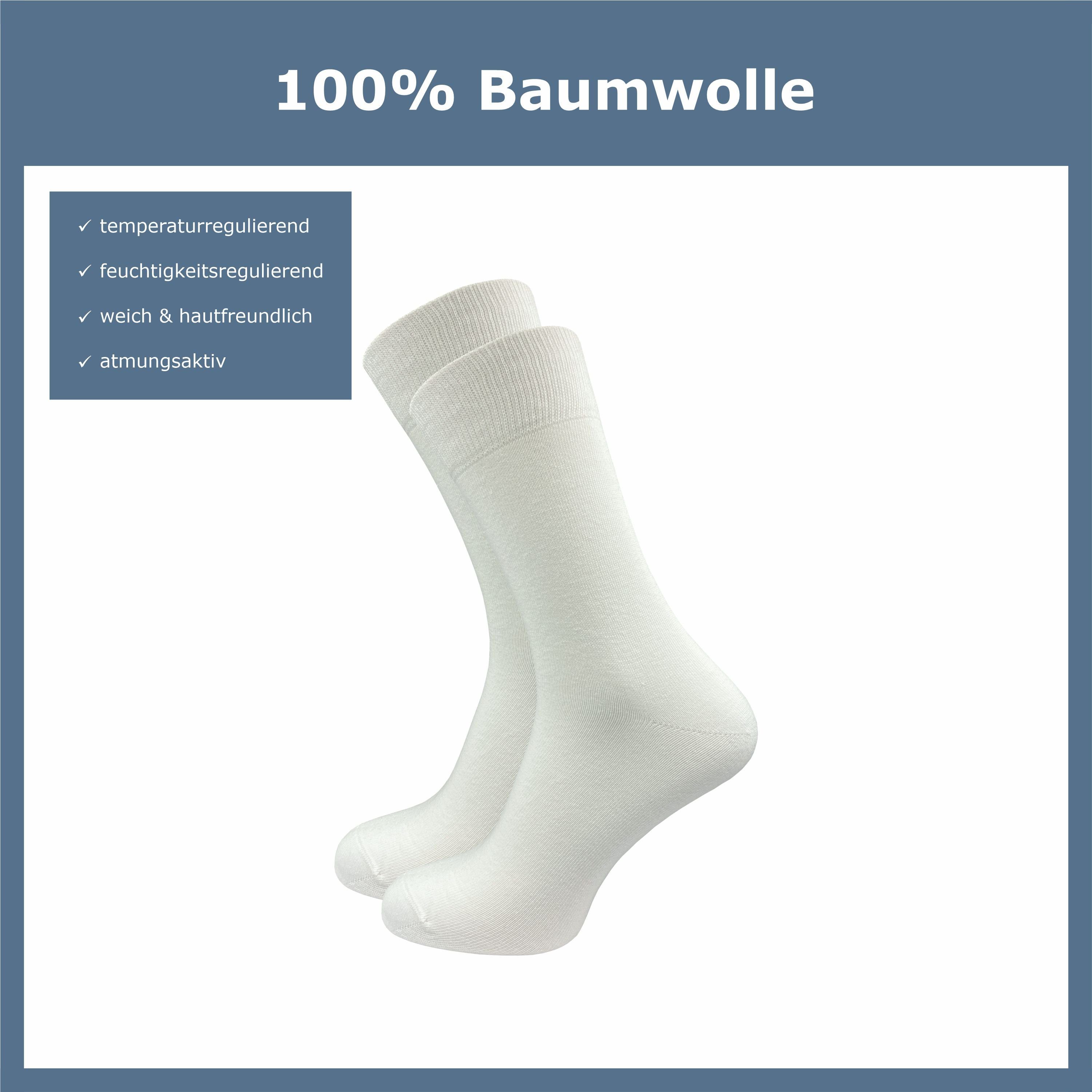 Doppelt - lange Reine ca·wa·so aus Damen Weiche gekämmte für Socken verstricktes Paar) - Sneakersocken Baumwolle Haltbarkeit (10 100 weiß Garn & Baumwolle % Baumwollsocken für