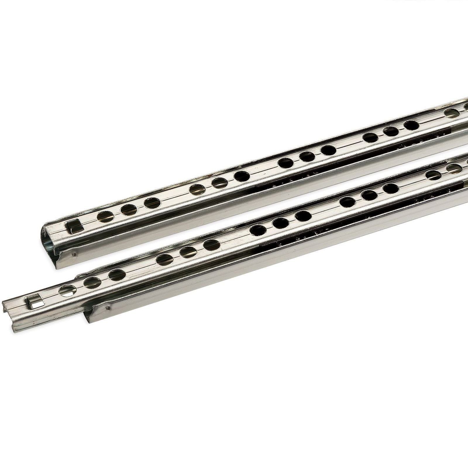 SO-TECH® Auszug Teilauszug H: 17 mm / L: 406 mm Schubladenschienen Kugelführung (2 St) | Schubladenauszüge