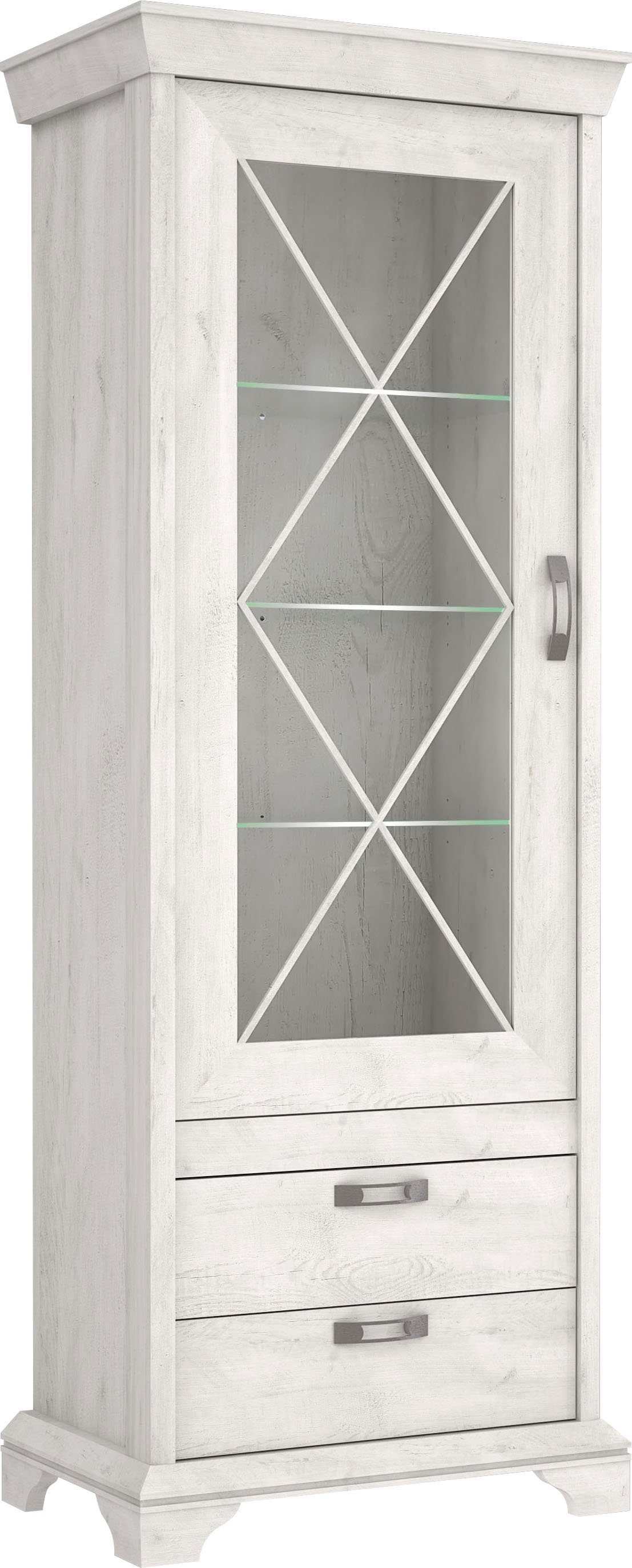 FORTE Vitrine Kashmir Breite 78 cm, inkl. LED Beleuchtung