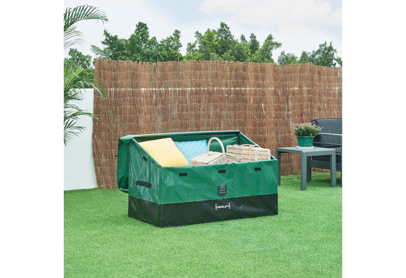 Thumbnail - casa.pro Auflagenbox, »Alanno« Gartenbox aus wasserdichter Plane 122x64x76cm