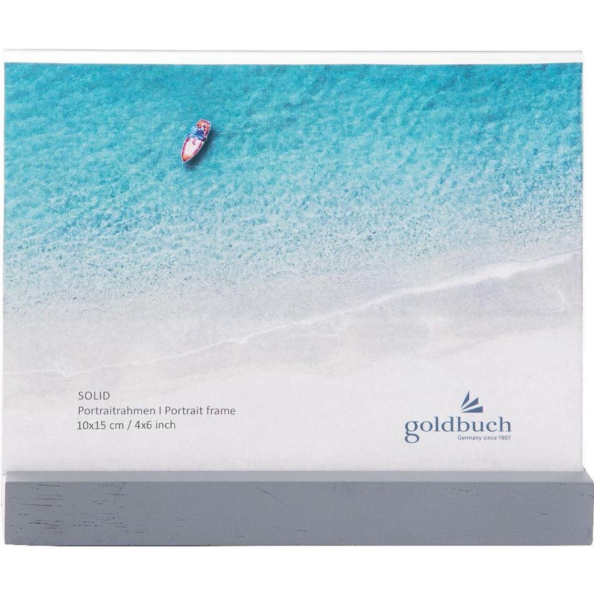 Goldbuch Bilderrahmen 950032 Solid 10x15cm grau