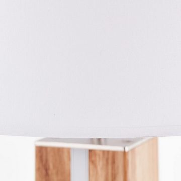 Brilliant Tischleuchte BRILLIANT Lampe, Magnus LED Tischleuchte holz hell/weiß, 1x A60, Dimmbar