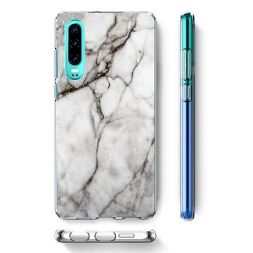 CoolGadget Handyhülle Handy Case Silikon Motiv Series für Huawei P30 Lite 6,2 Zoll, Hülle mit hochauflösendem Muster für P30 Lite New Edition Schutzhülle