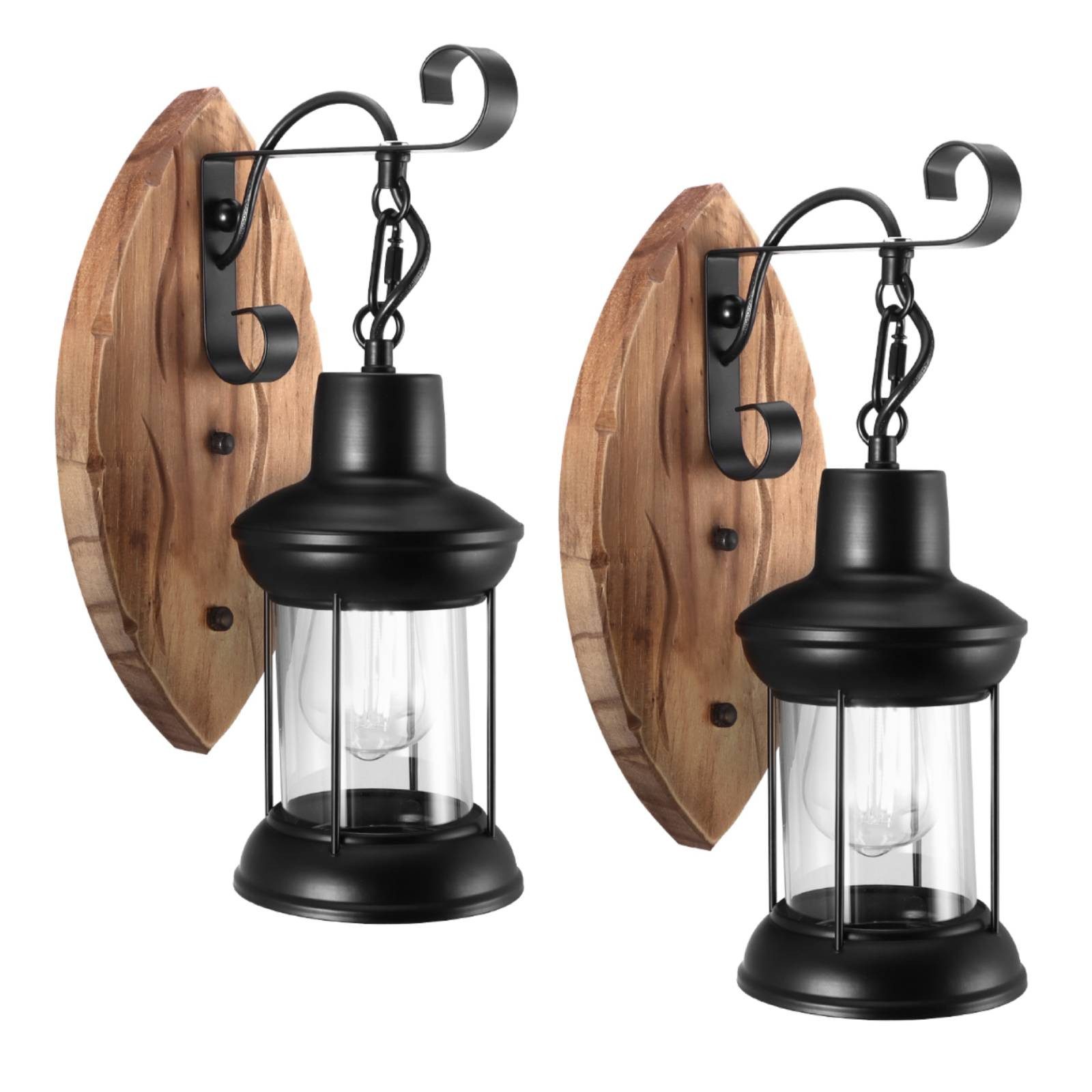 BlingBin Außen-Wandleuchte Vintage E27 Wandlampe, Retro günstig online kaufen
