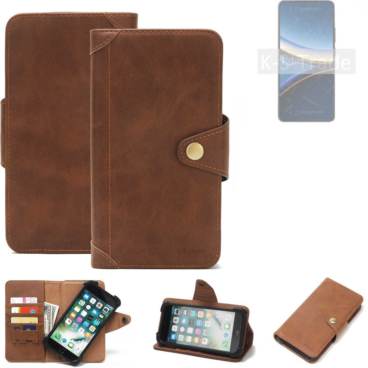 K-S-Trade Handyhülle für POCO F7 Pro, Handyhülle Schutz Hülle Walletcase Bookstyle Tasche Case