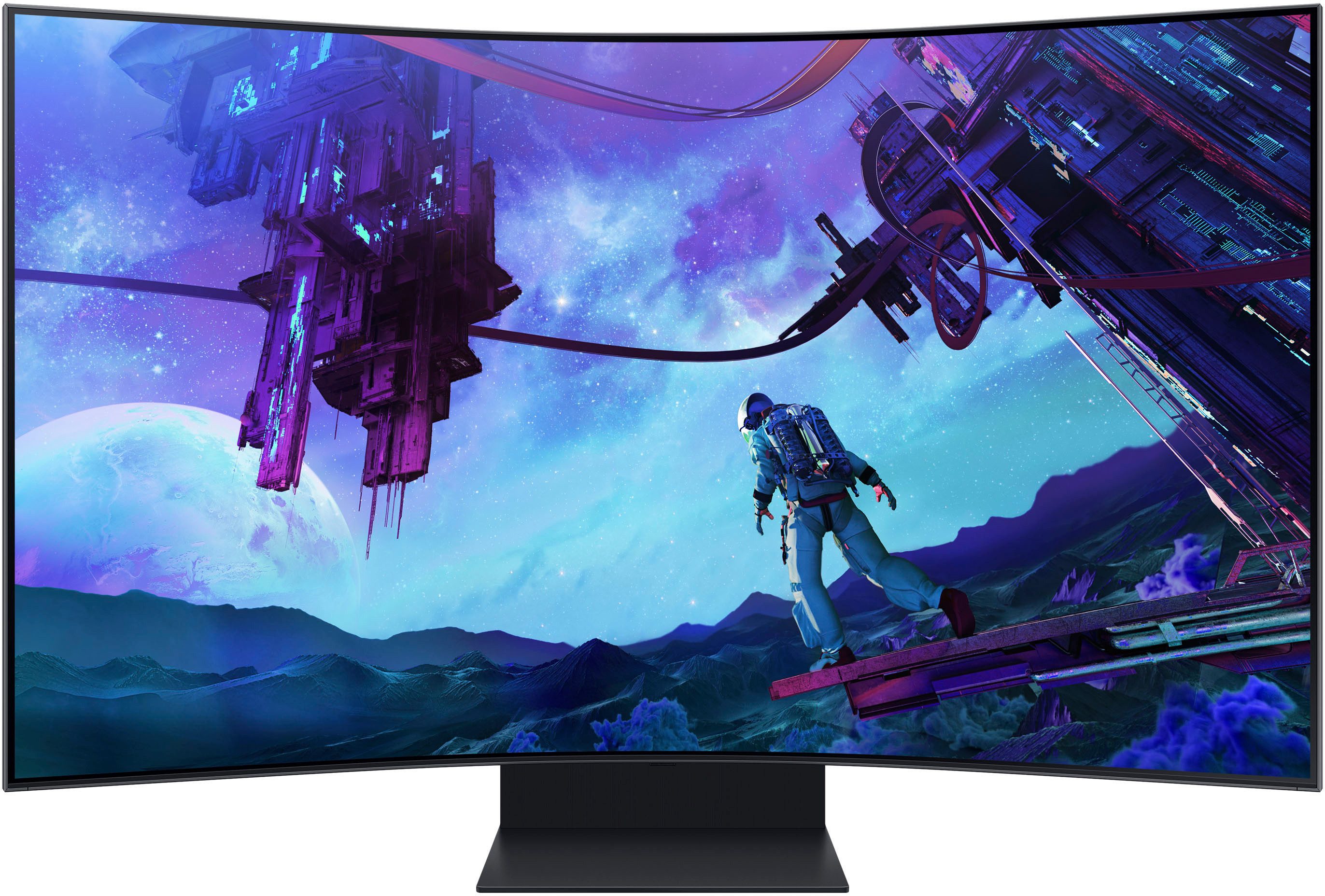Samsung S55CG970NU Curved-Gaming-Monitor (138 cm/55 ", 3840 x 2160 px, 4K Ultra HD, 1 ms Reaktionszeit, 165 Hz, VA LED)