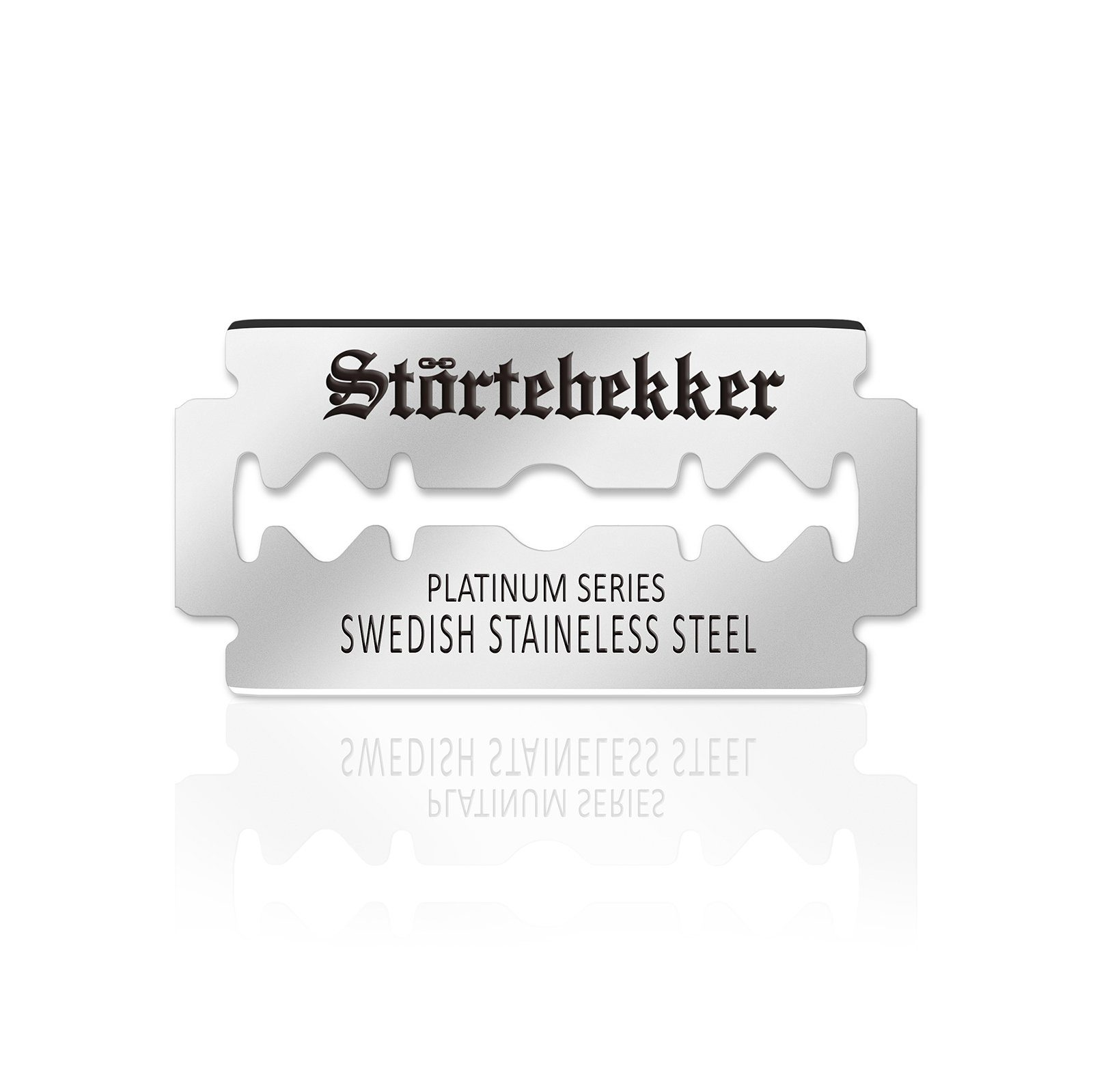 schwedischem Rasierhobel - 100 & aus Rasierklingen Rasiermesser Stück Stahl - Störtebekker für