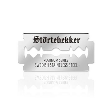 Störtebekker Rasierklingen für Rasierhobel & Rasiermesser - aus schwedischem Stahl - 100 Stück