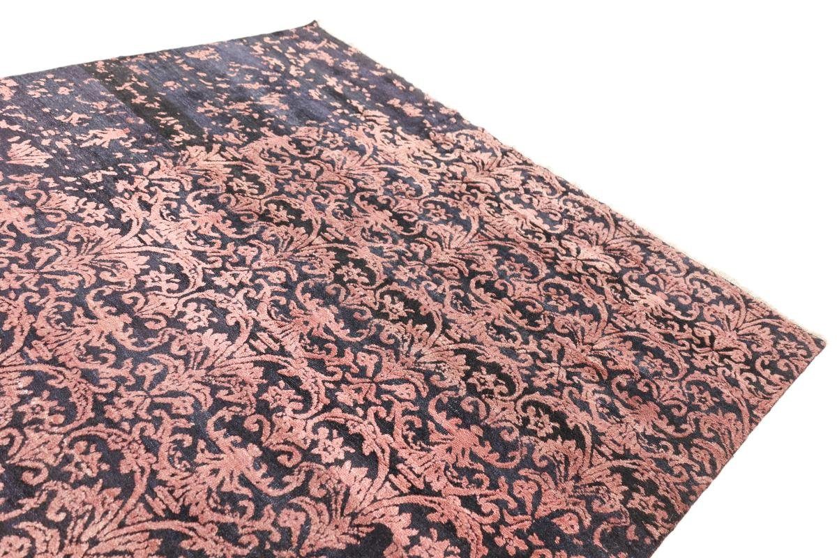 12 Sindhi mm rechteckig, Orientteppich Trading, 195x298 Höhe: Nain Handgeknüpfter Designteppich, / Orientteppich Moderner