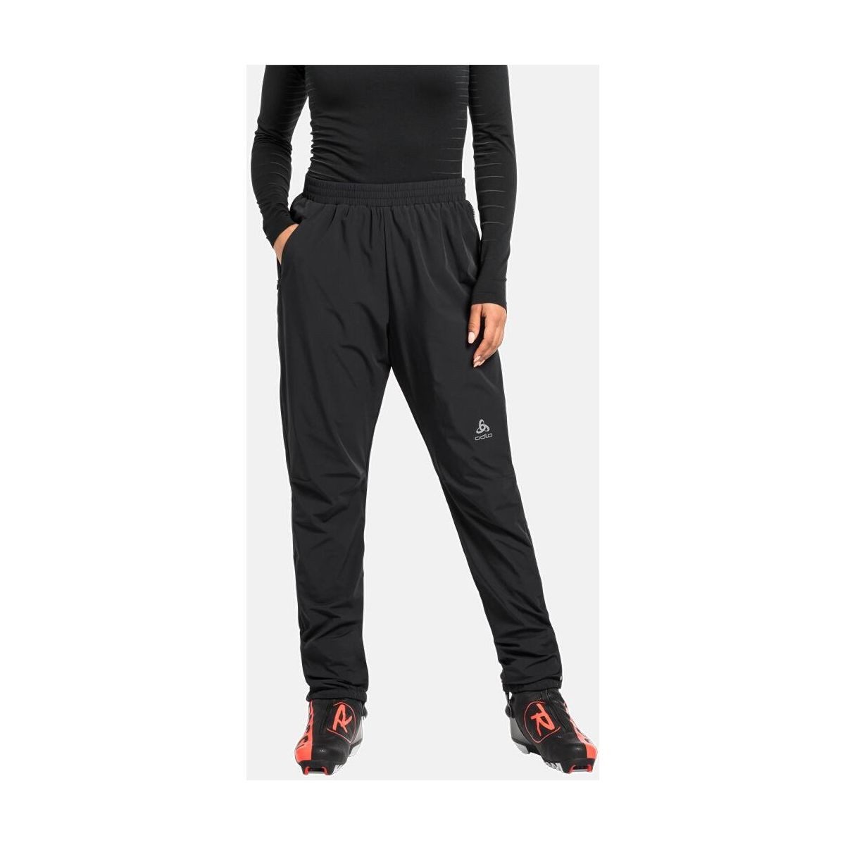 Odlo Skihose The Windbreaker pants. Leichte, winddichte Damenhose für Skifahren, mit praktischen