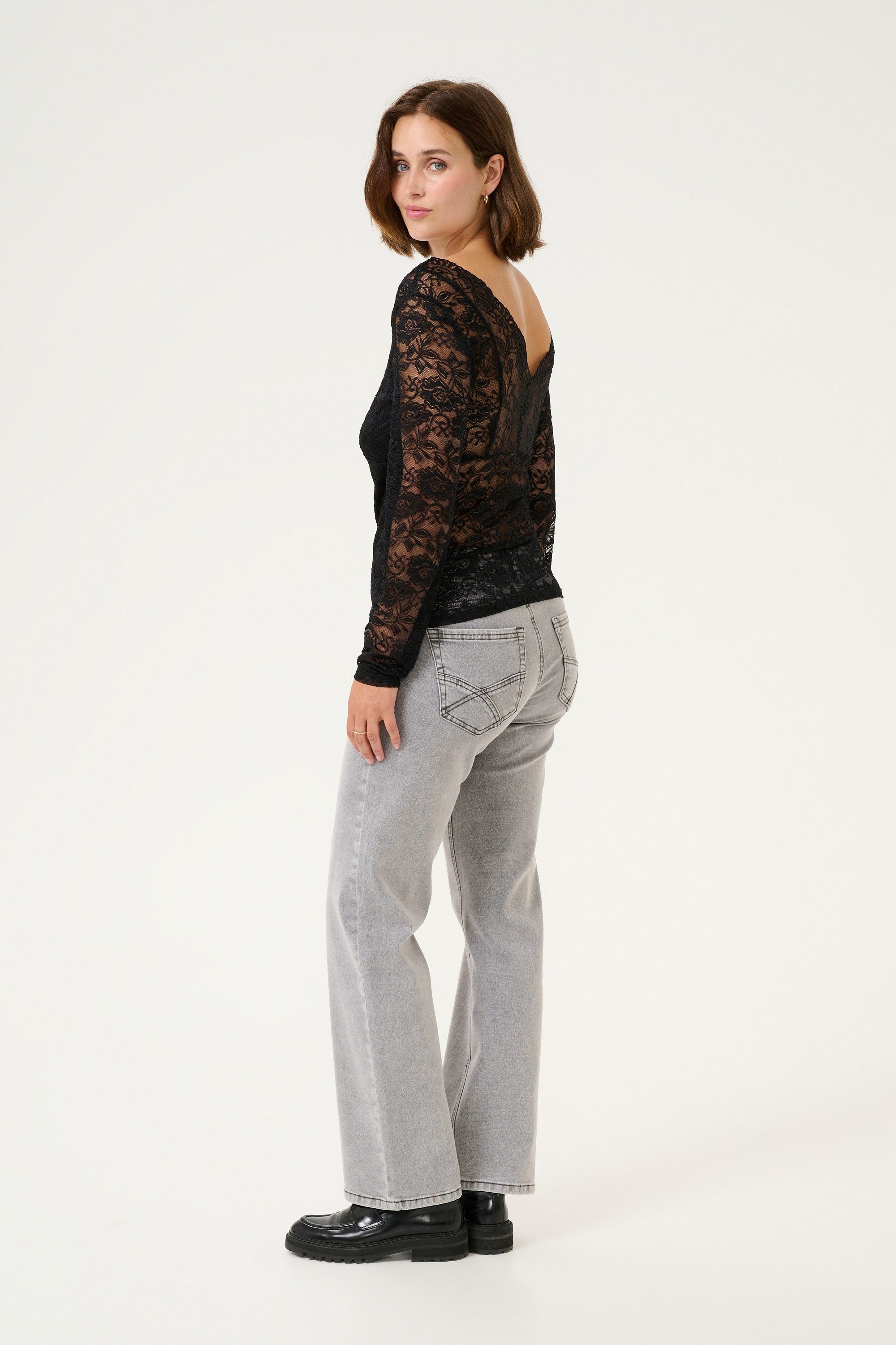 Cream Langarmbluse Langarm-Bluse CRGlaze