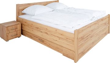priess Nachtkonsole Husum Nachtkonsole in premium Qualität Schlafzimmer Schrank, mit 2 Schubkästen Nachtschrank Beistellschrank Nachtschränkchen