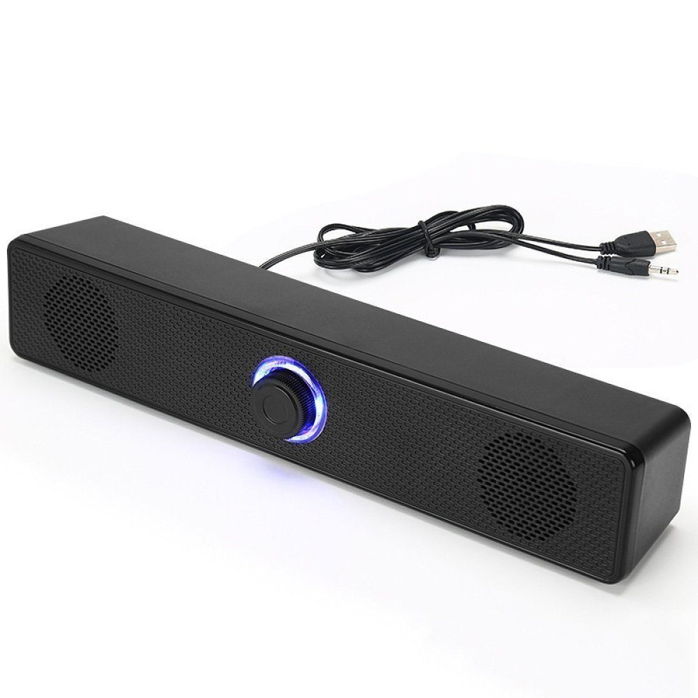 Gontence Soundbox-Computer,Intelligente Rauschunterdrückung Soundbar Soundbar