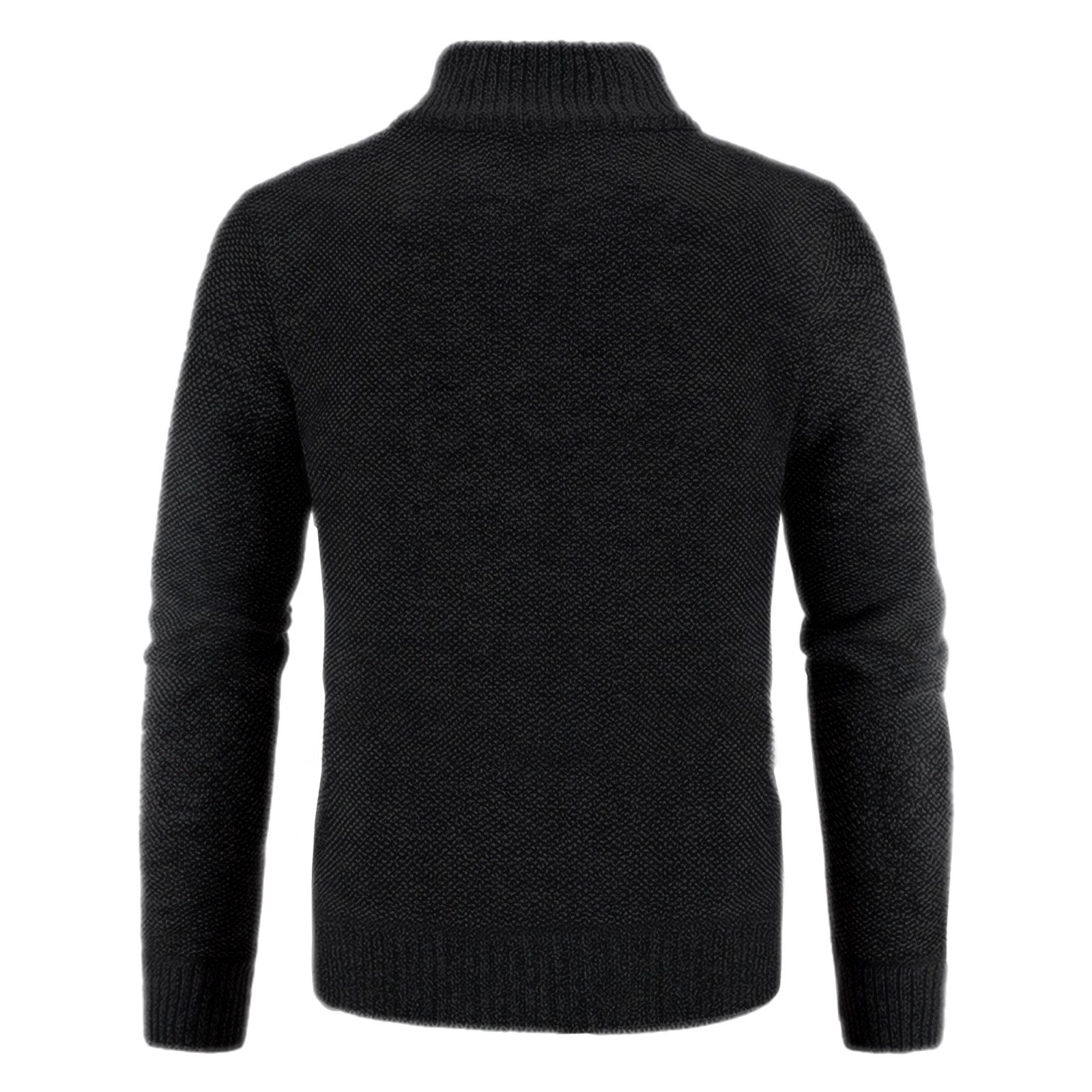 TAN.TOMI Strickjacke Herren Strickjacke Festival Cardigan Warm Trachtenjacke Mode Schlichter Pullover Langarm Sweatjacke Reißverschluss