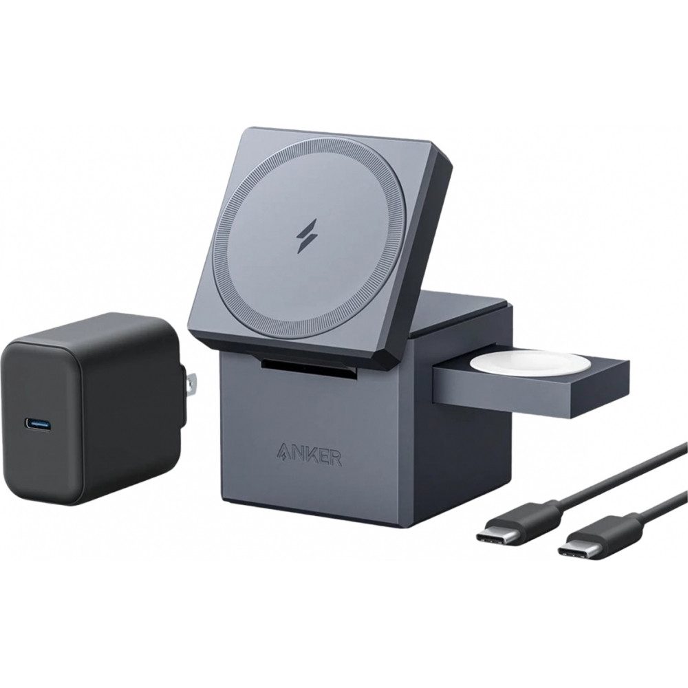 Anker Anker 3-in-1 Cube mit MagSafe 15W Ladegerät. Handy-Netzteile
