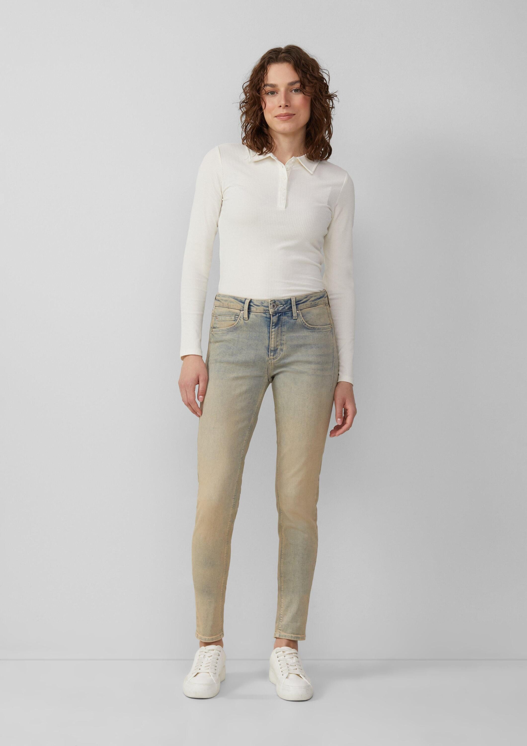 QS Skinny-fit-Jeans Jeans-Hose SADIE Jeans Sadie / Skinny Fit / Mid Rise / günstig online kaufen