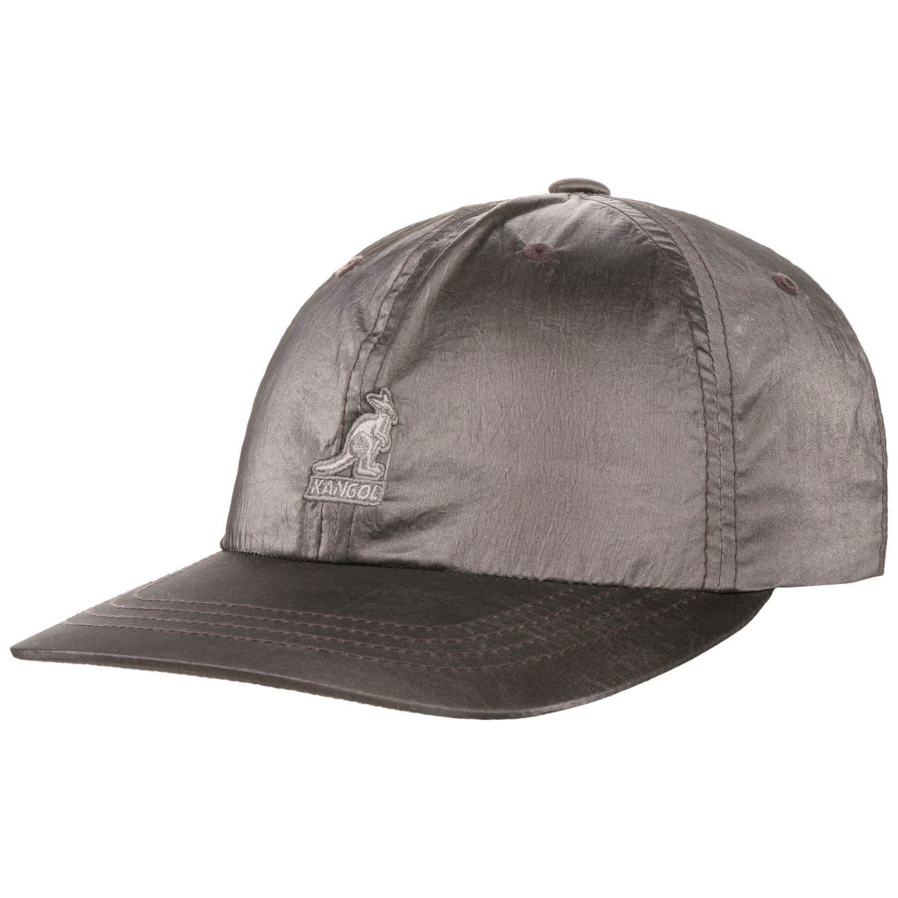 Kangol Baseball Cap (1-St) Basecap mit Schirm grau