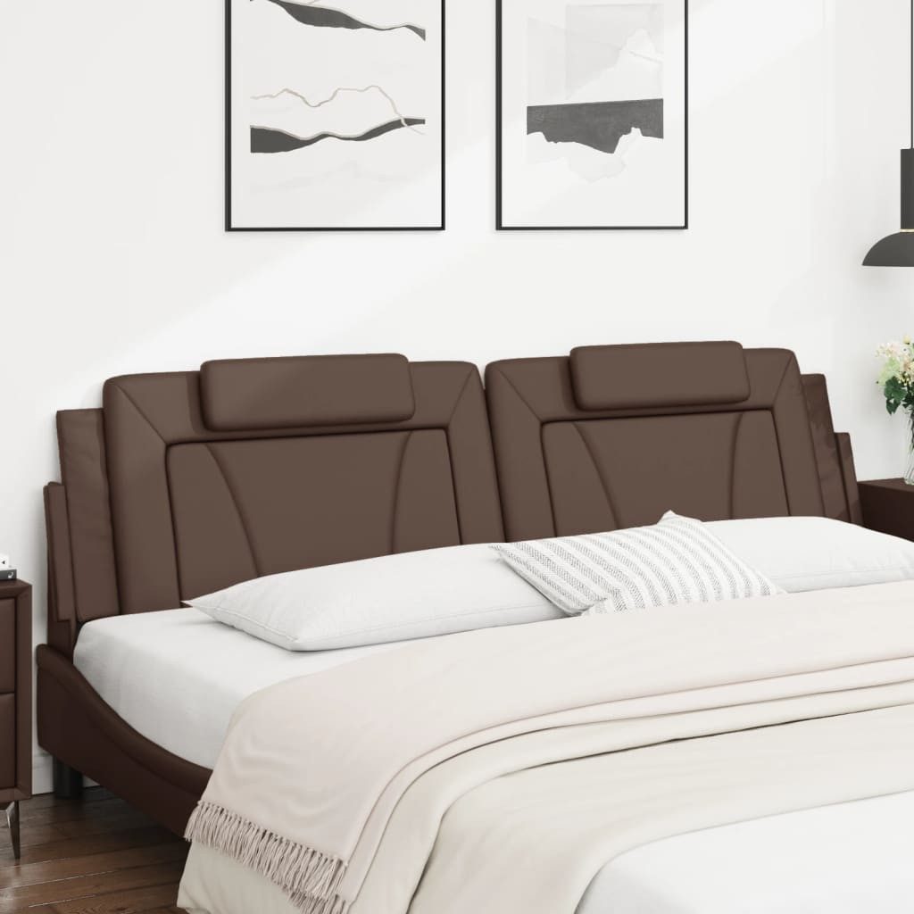 vidaXL Kopfteil Kopfteil-Kissen "Viana" Braun 200 günstig online kaufen
