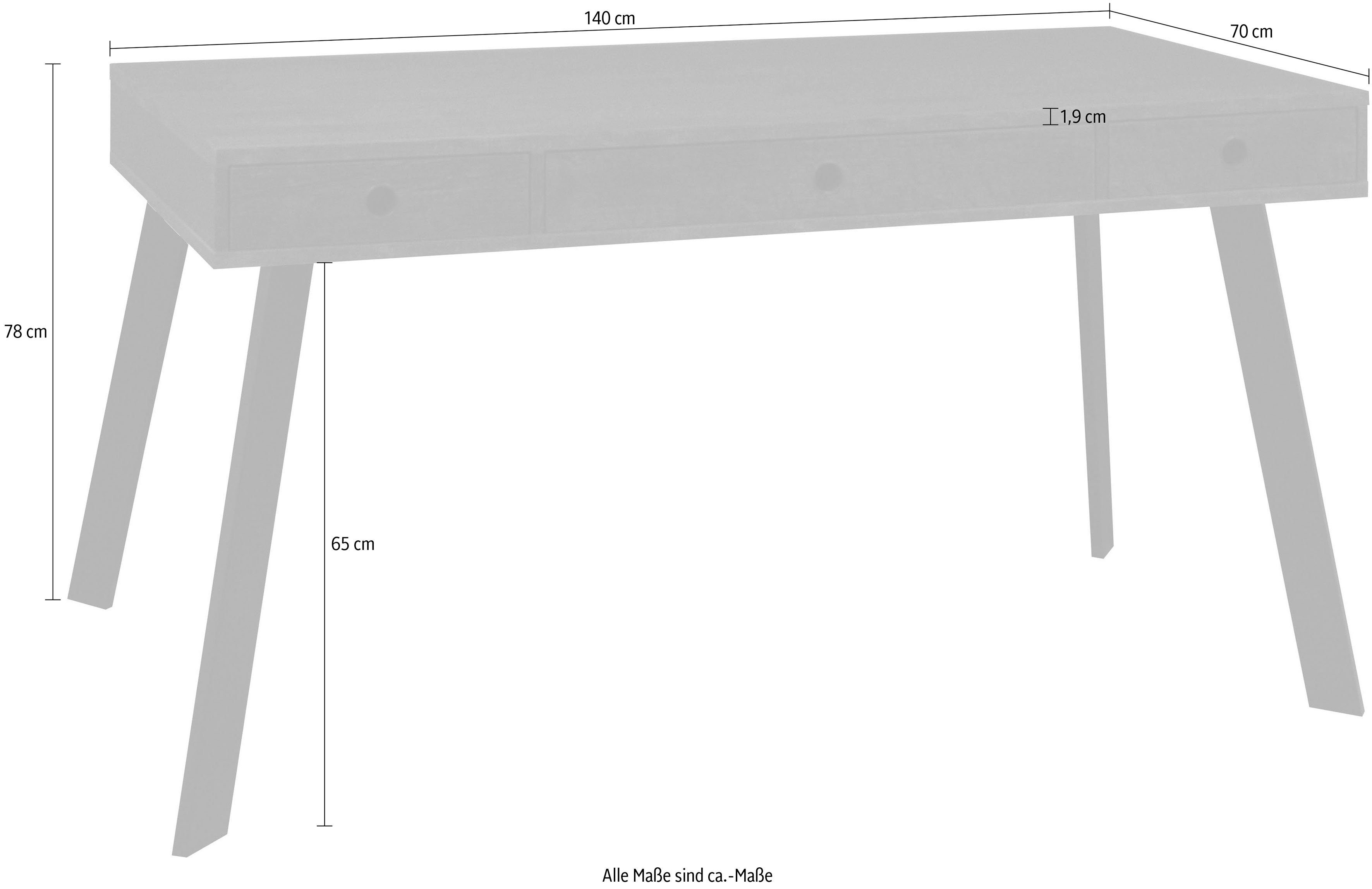 Mäusbacher Schreibtisch Big System Office, Breite 140 cm