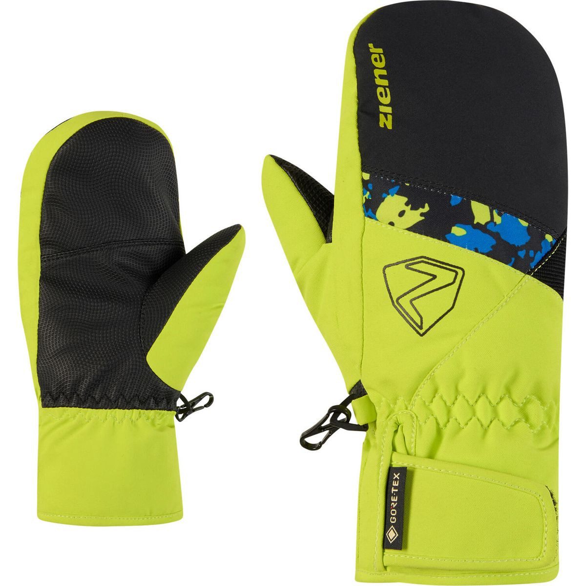 Ziener Skihandschuhe Levin-z GTX Mitten Glove Junior Unisex Perfekte Skifäustlinge für Kinder, die Wärme, Komfort und