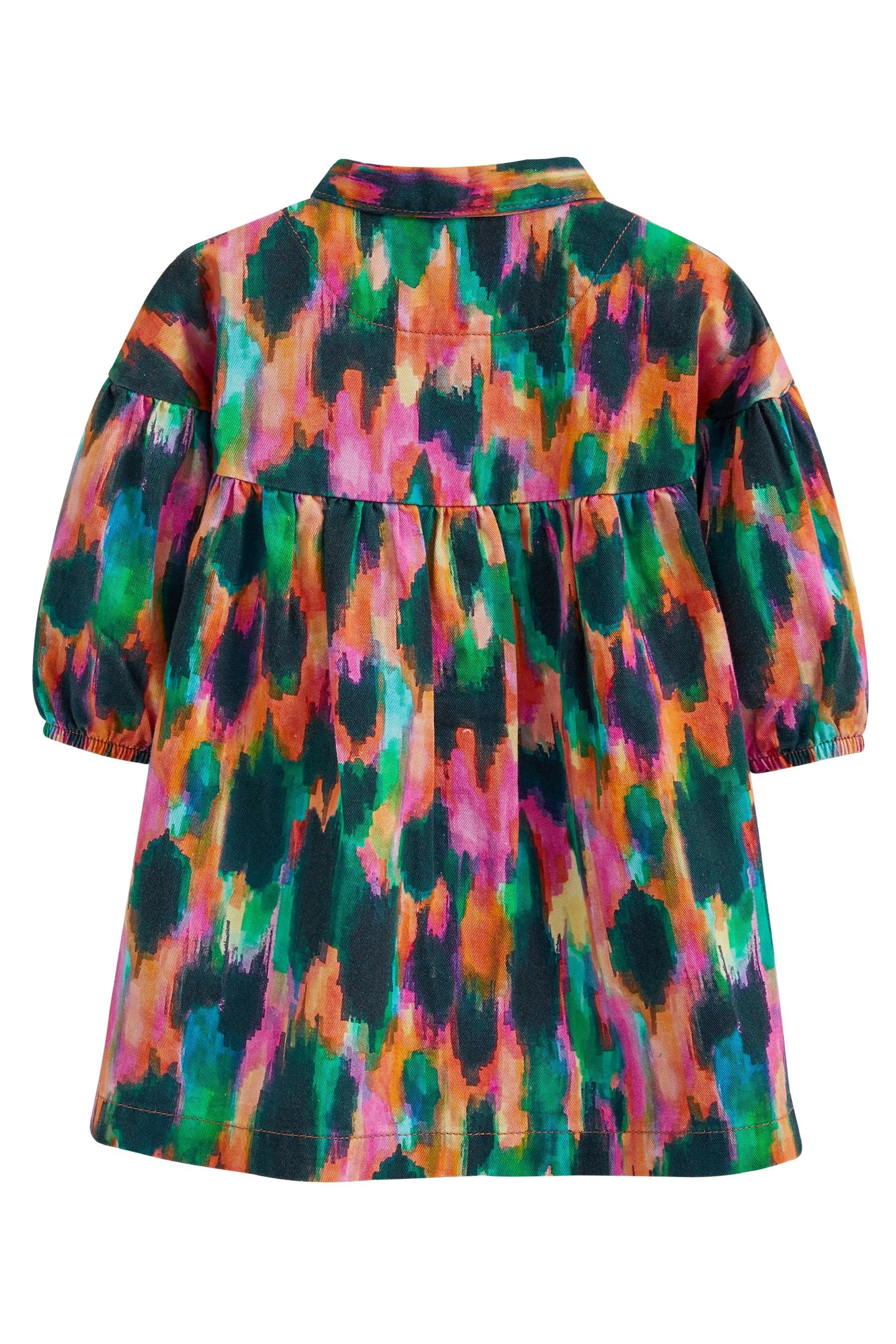 Hemdkleid Blusenkleid (1-tlg) Baumwolle Multi aus Print Next Bright