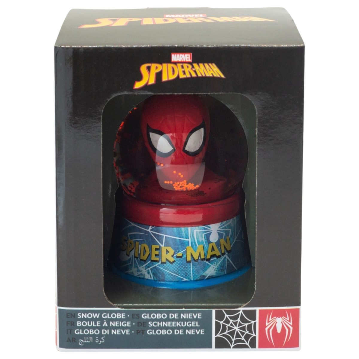 Spiderman Schneekugel Schneekugel mit Glasgehäuse und Geschenkverpackung (1 St)