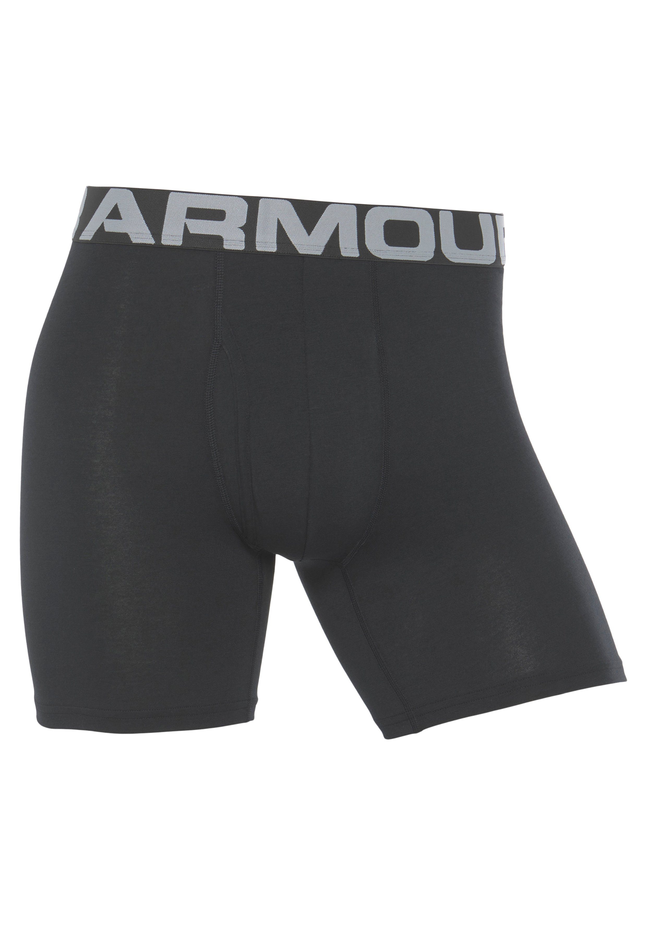 Under Armour® 1 schwarz 3er-Pack) PACK (Packung, Boxershorts CHARGED 3-St., COTTON in 6