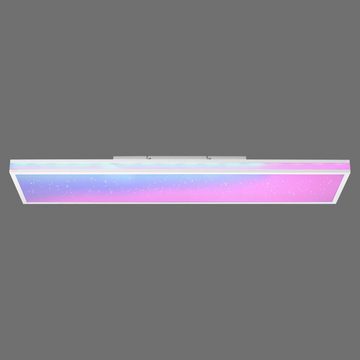 click-licht LED Panel LED Deckenleuchte RGBW Mario White in Grau 24,5W 2800lm, keine Angabe, Leuchtmittel enthalten: Ja, fest verbaut, LED, warmweiss, LED Panele