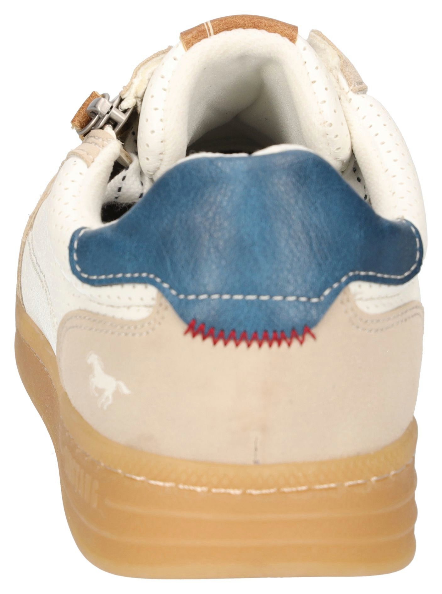 Mustang Shoes Sneaker, Retro Sneaker, Schnürschuh mit Außenreißverschluss