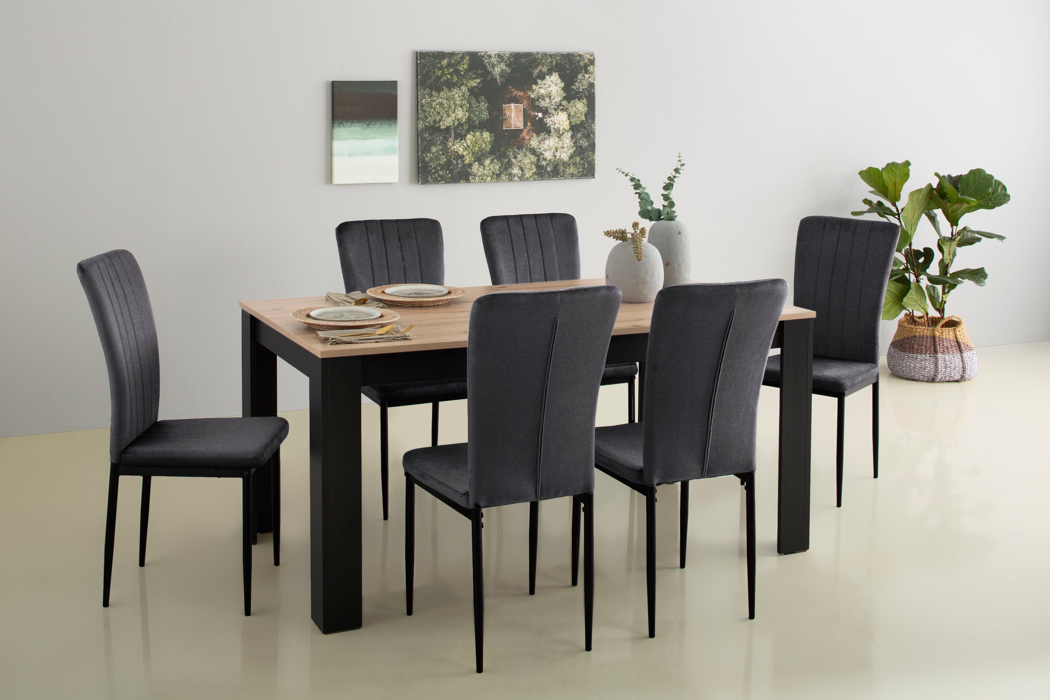 Home affaire Essgruppe Bergamo Tisch Stühle günstig online kaufen