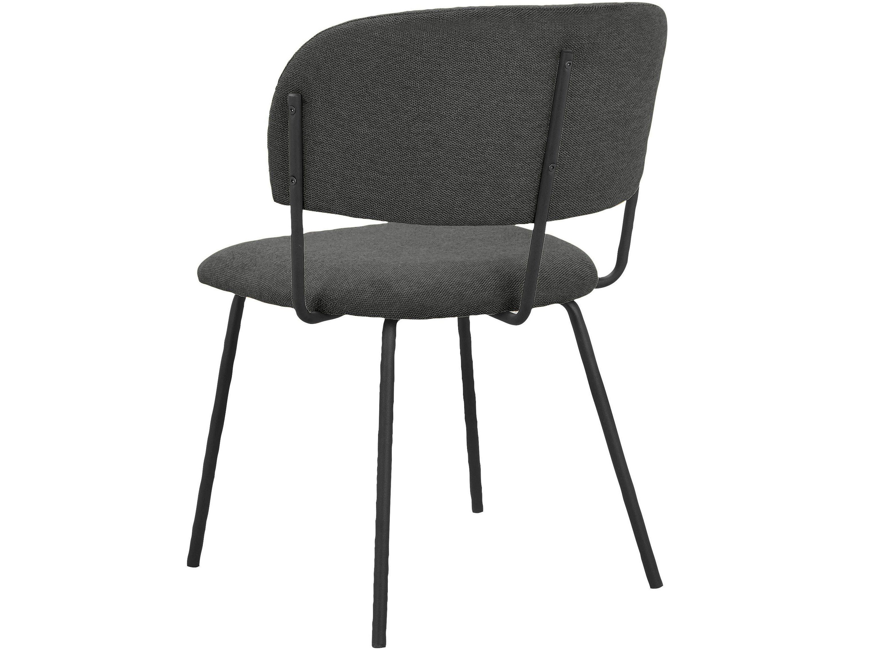 loft24 Esszimmerstuhl Kida (Set, 2 St), Stoffbezug, Stuhl, filigranes Metallgestell, Küchenstuhl, Wartestuhl