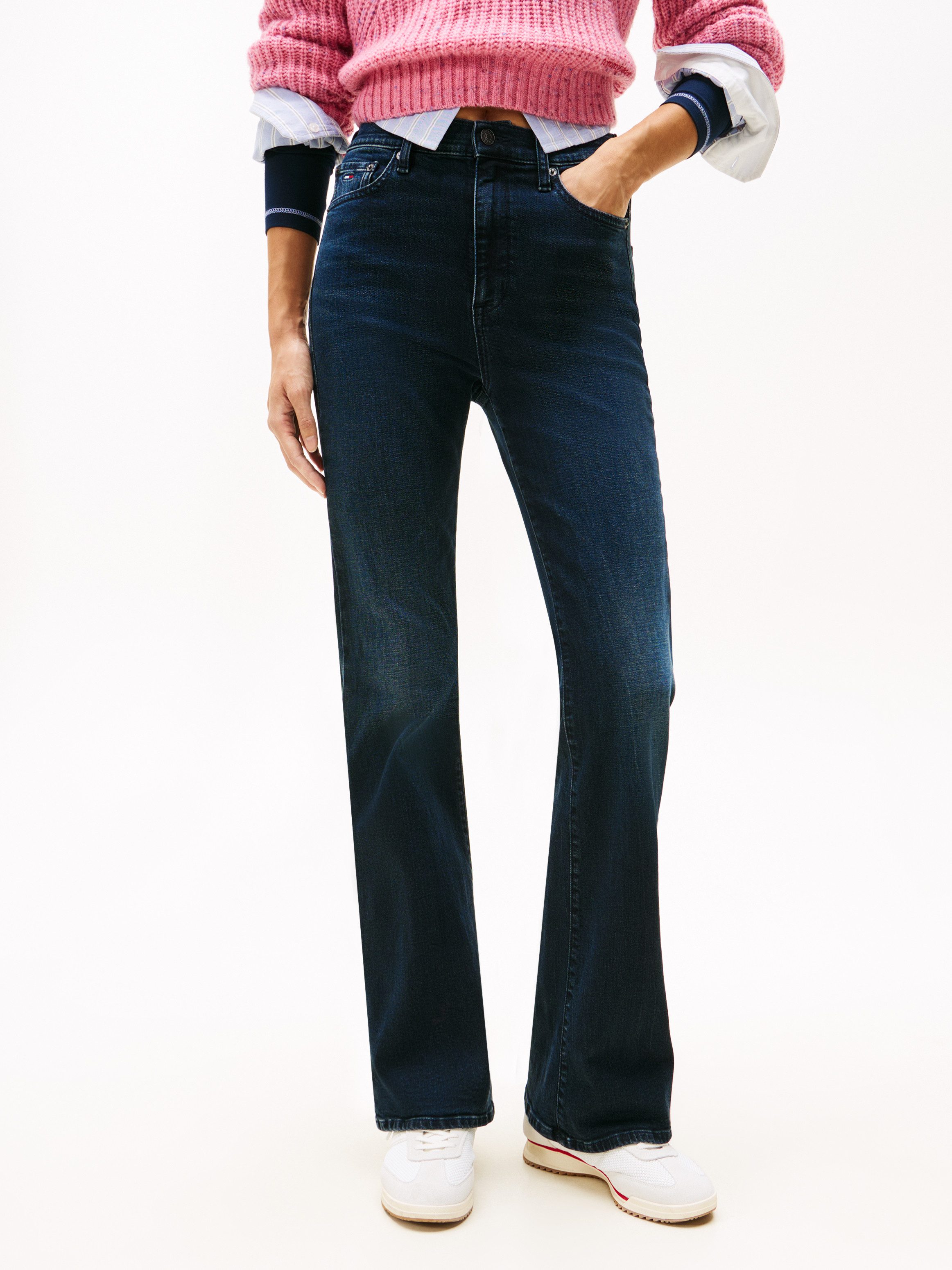 Tommy Jeans Bootcut-Jeans SYLVIA HGH FLR DI1261 in ausgestellter Form