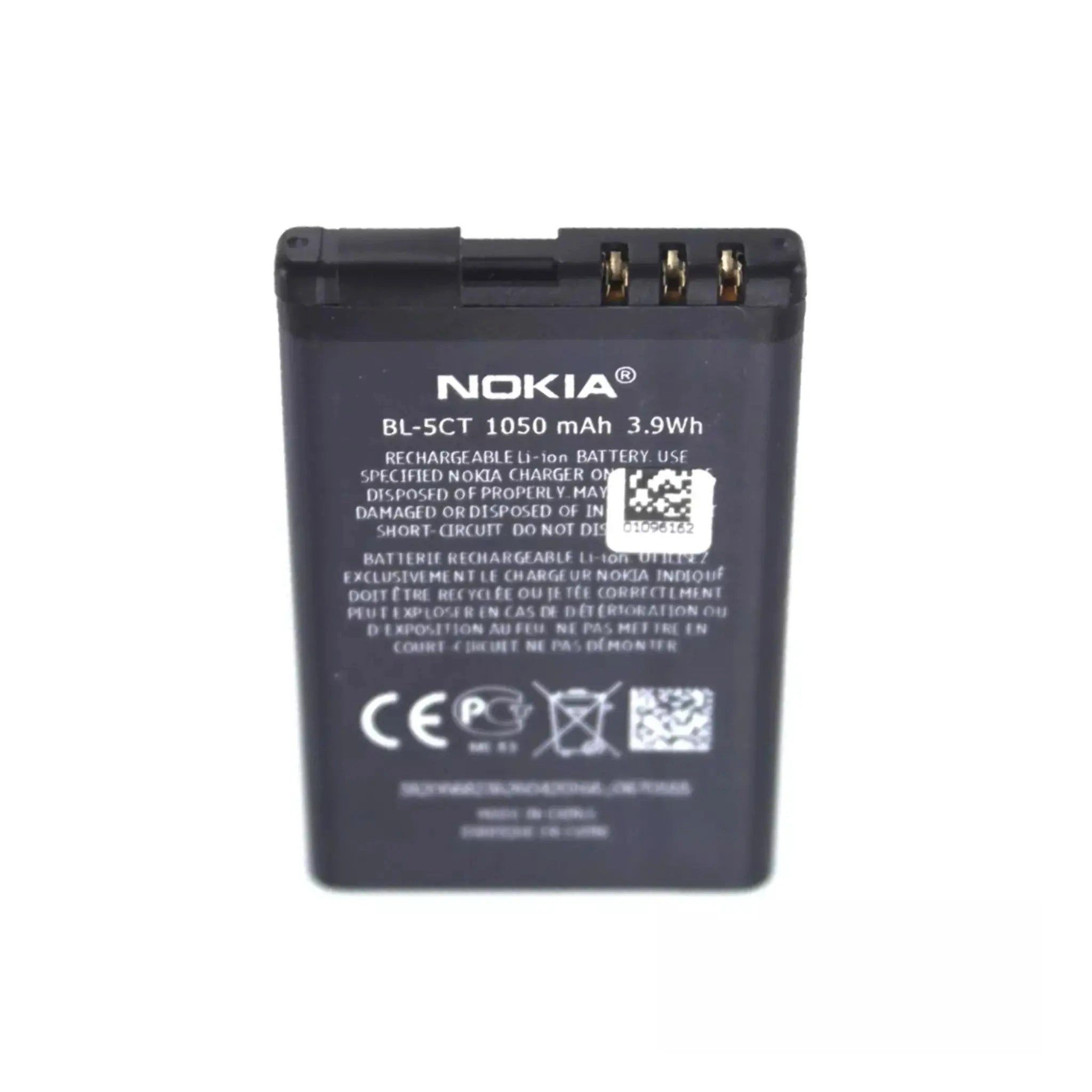 Nokia Nokia Akku BL-5CT Li-Ion 3.7 Volt 1050 mAh Handy-Akku