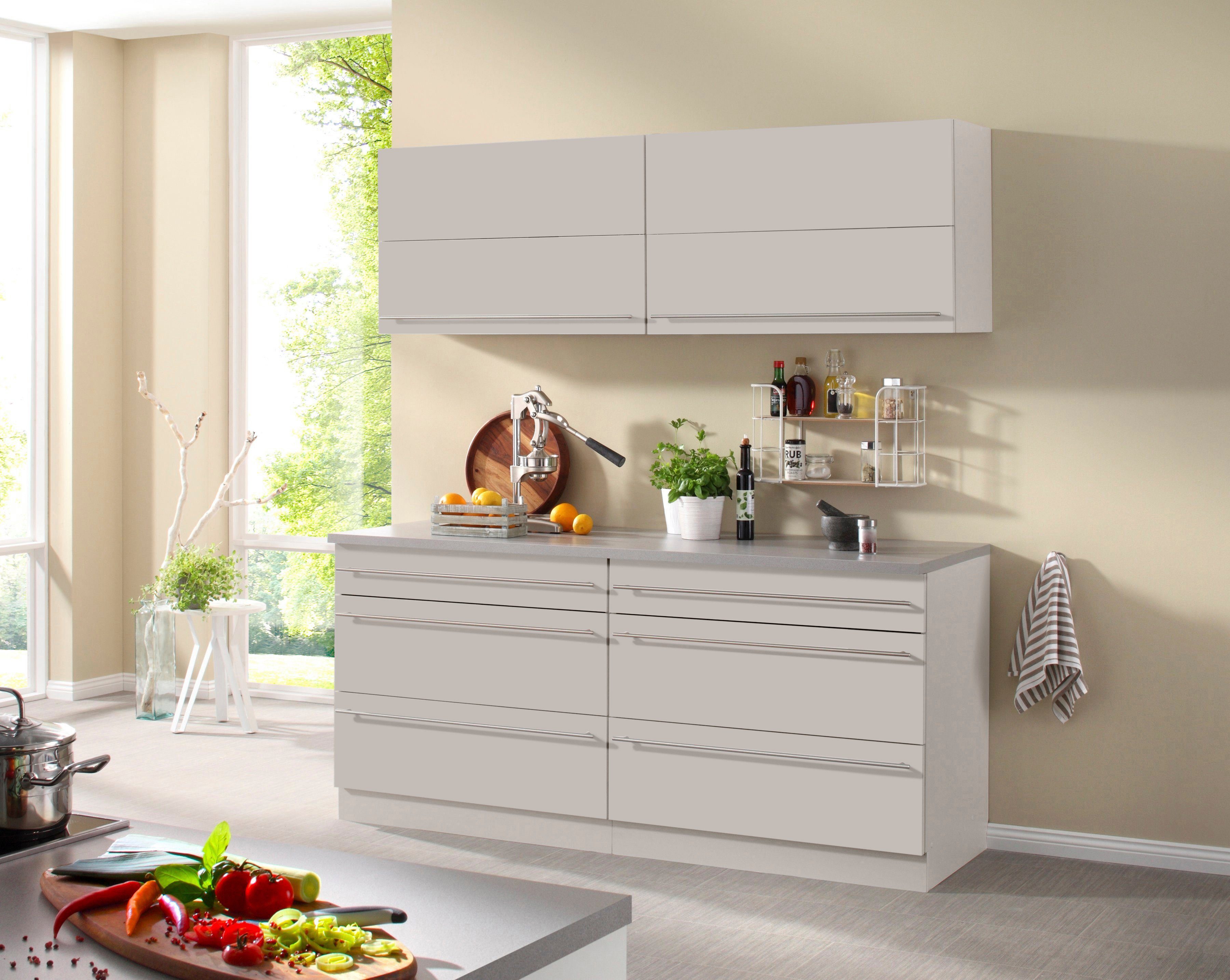wiho Küchen Küche Chicago, TOPSELLER, ohne E-Geräte, Gesamtbreite 180 cm