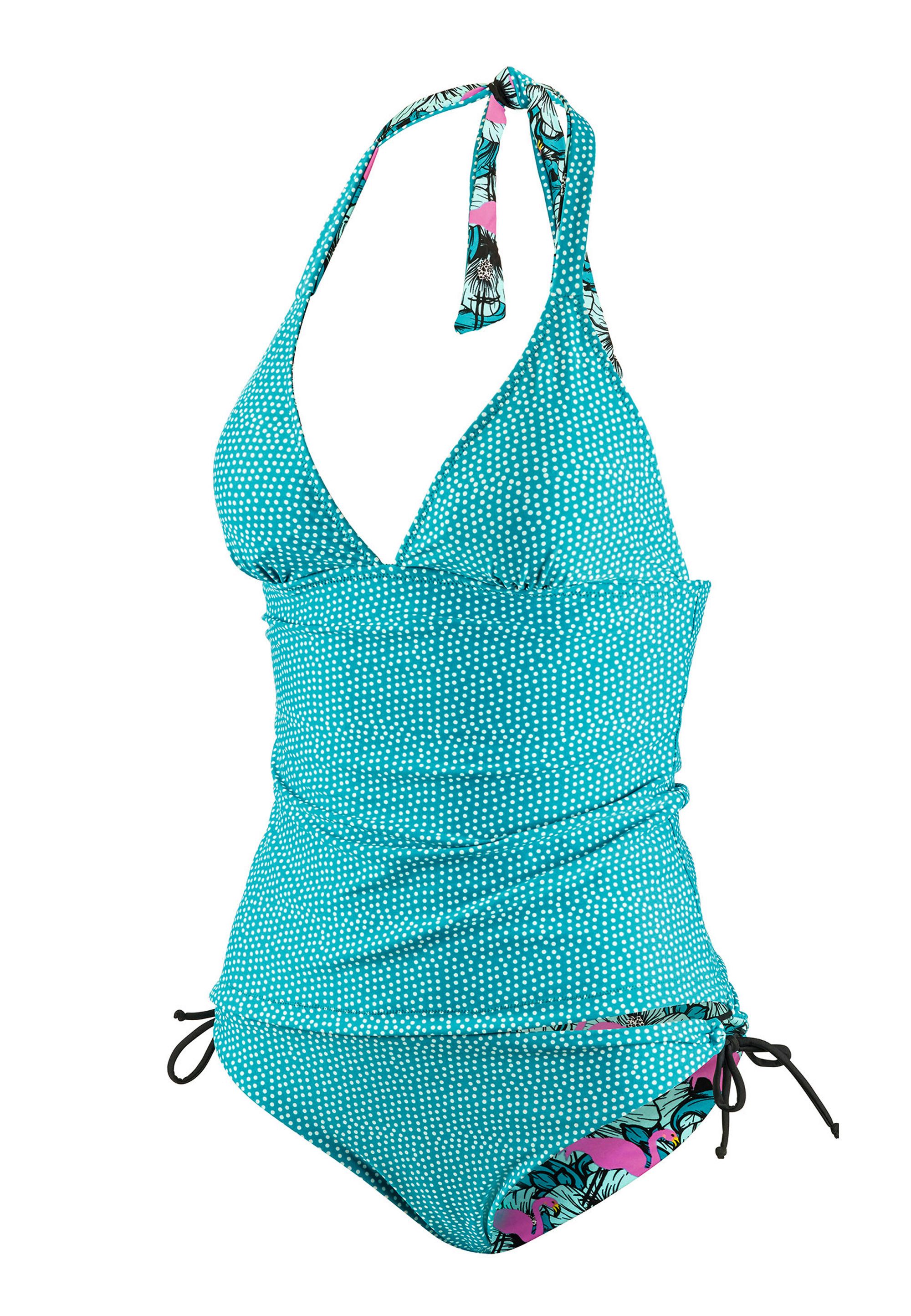 BECO BEERMANN Tankini BECO Wende-Empire Line Tankini (2-St) kaschierender Neckholder in zwei exotischen Designs mehr