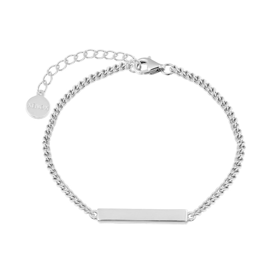 XENOX Armband XENOX Armband Tag mit Platte Silber XS91755